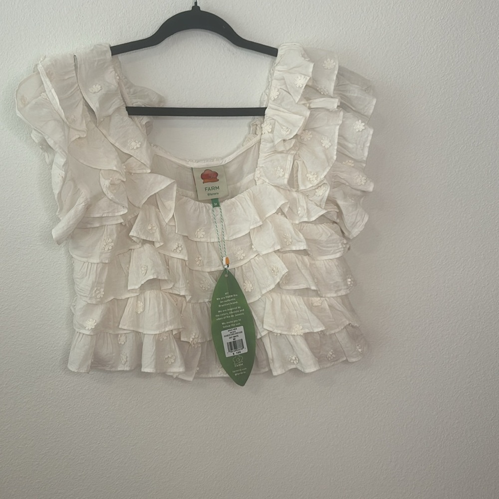 FARM Rio Tiered Ruffle Blouse - Picture 2 of 8